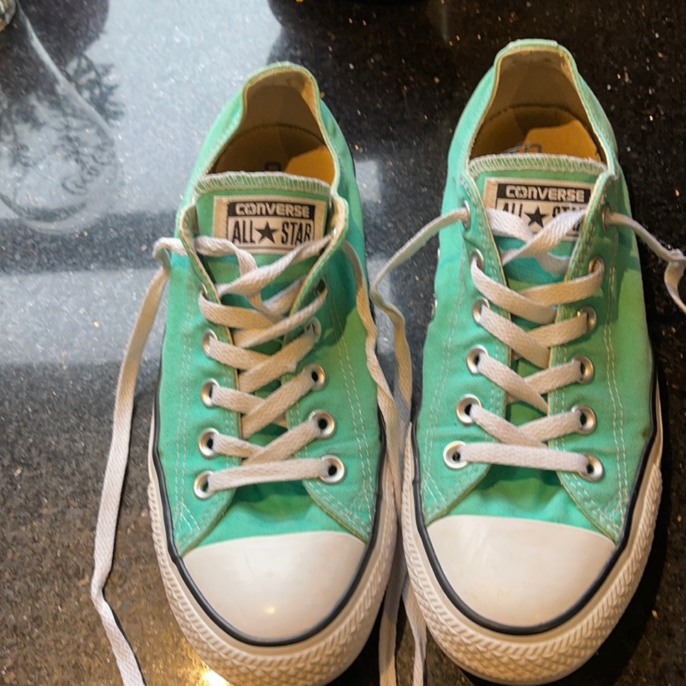 Teal Converse Sneakers